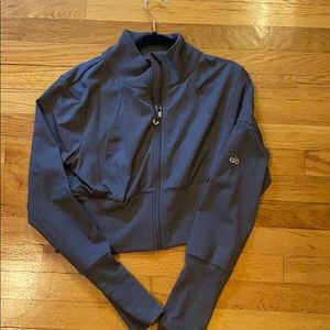 AloYoga cropped zip up